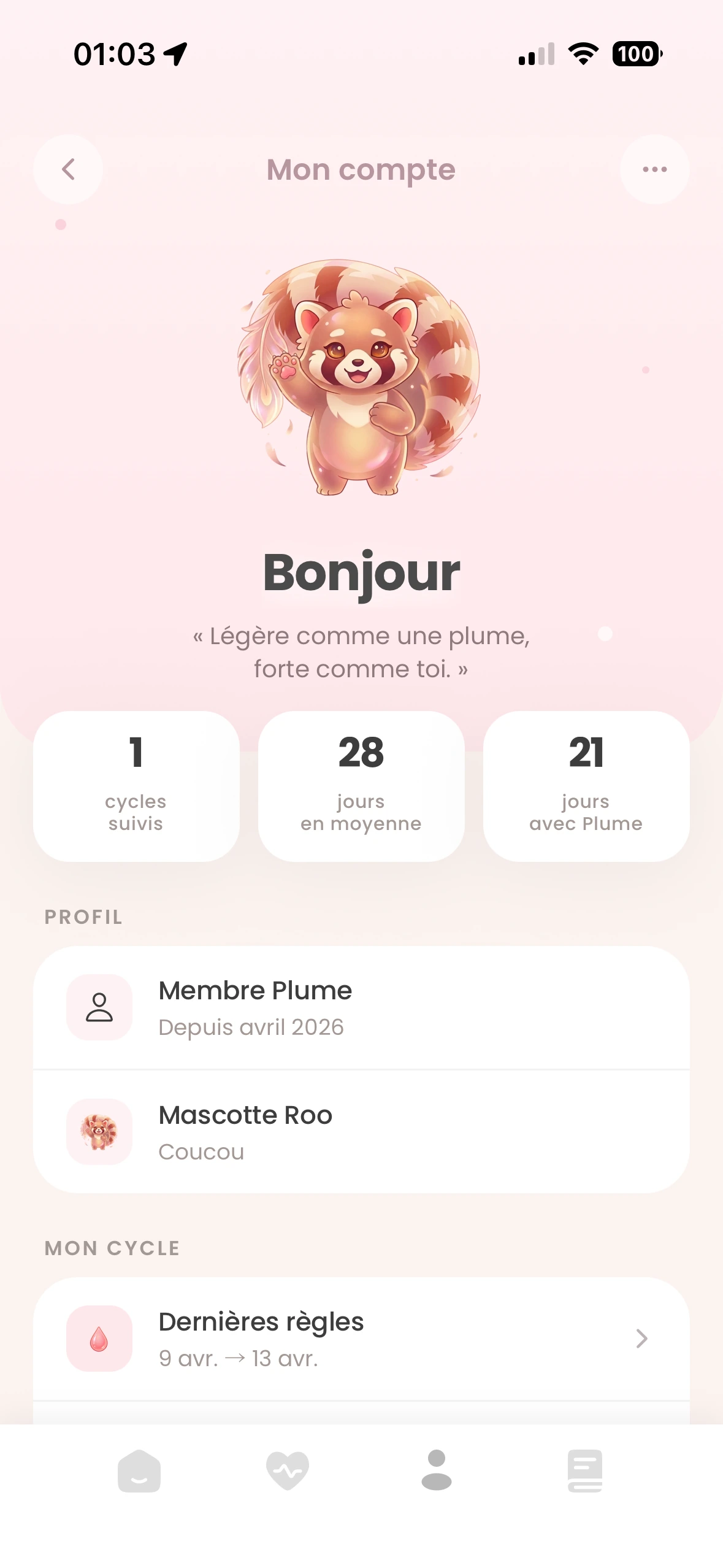 Tes stats, ton rythme, ton histoire.